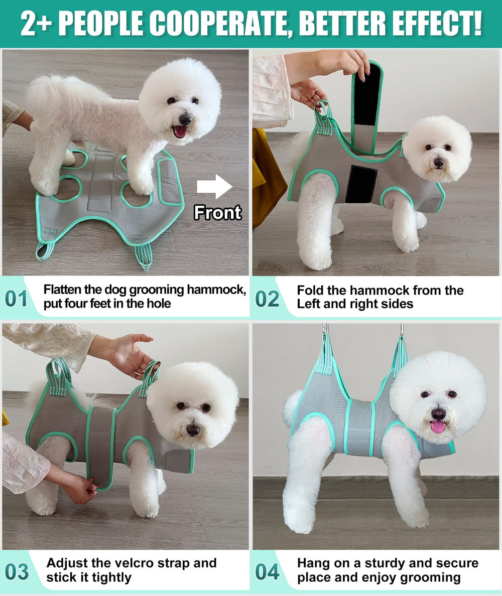 Kkiimatt xx-small size hammock fits tiny breeds for comfortable nail care.