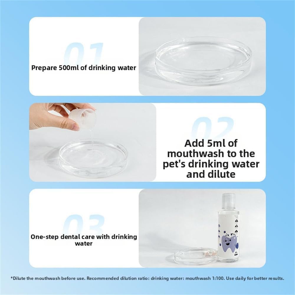 KKINYAS Dental Water Additive natural ingredients visual for safer home dental care.