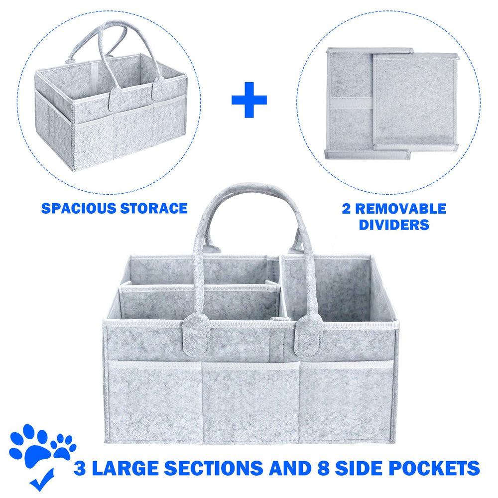 klawdsky pet grooming tote organized compartments help prevent spills and keep tools neat
