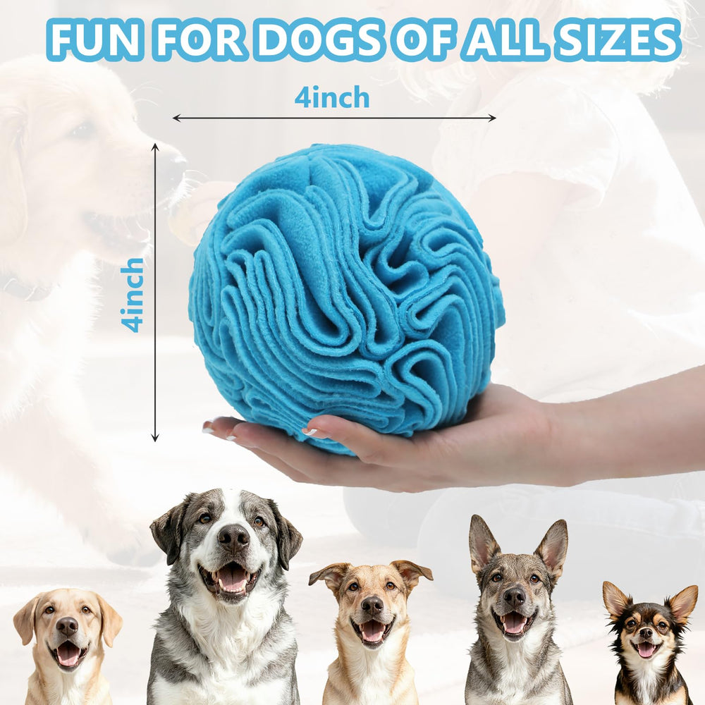 kmirepa Blue Snuffle Ball durable non toxic material for safe play