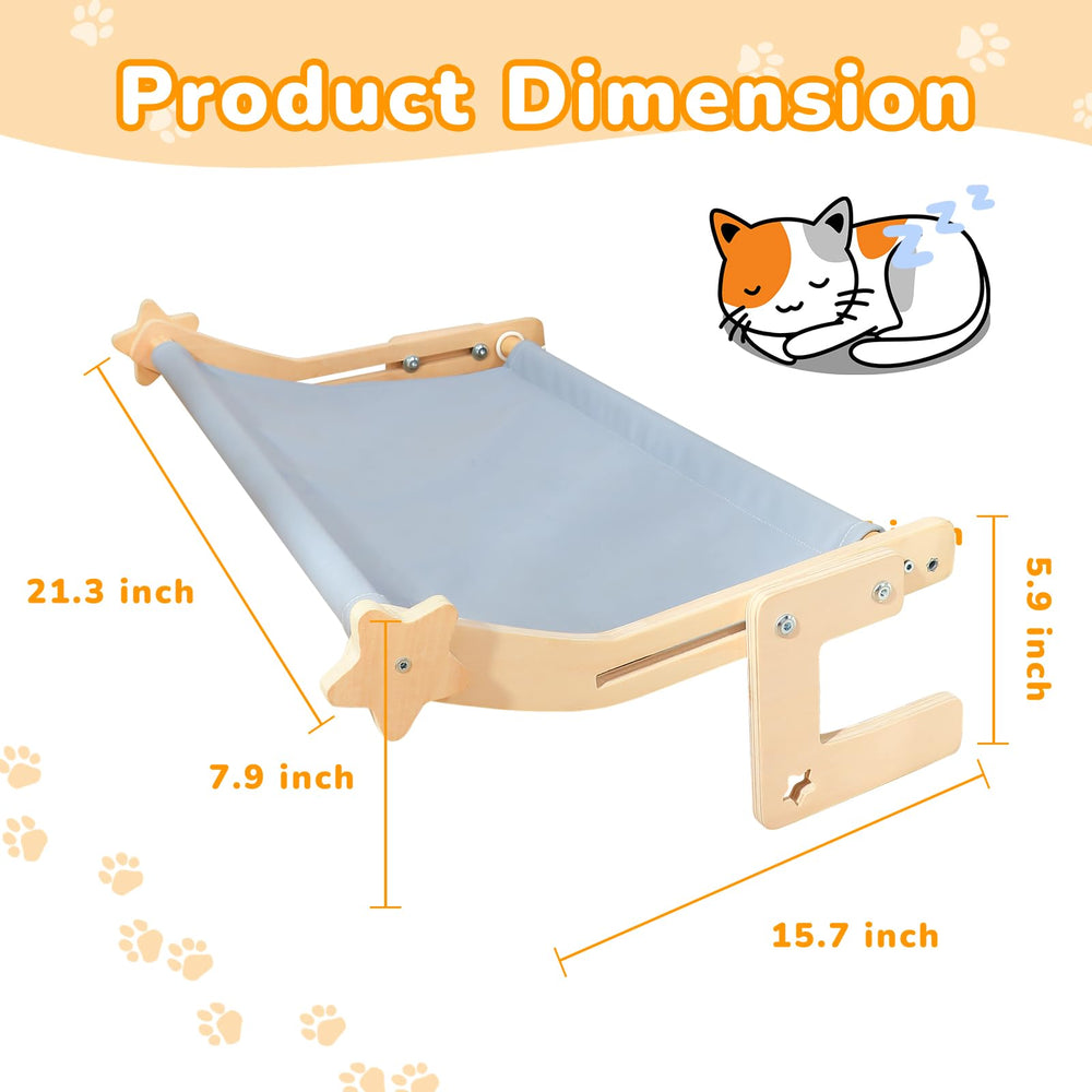 Kmjuix bed-side hammock tool-free install demonstrates easy no-drill setup