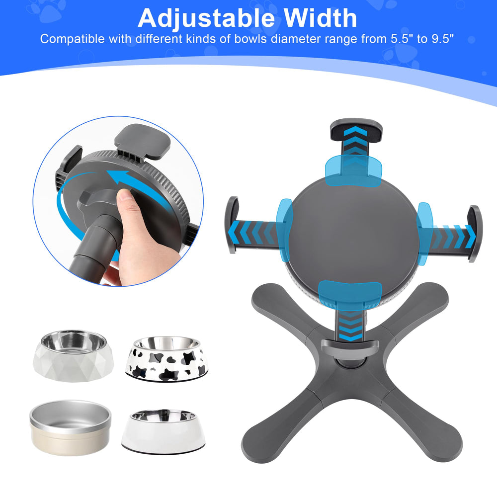 KMXASP anti-slip base ensures stable feeding during excited meals.