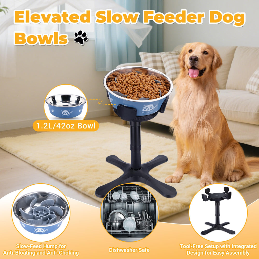 KMXASP stand at three adjustable heights for growing dogs