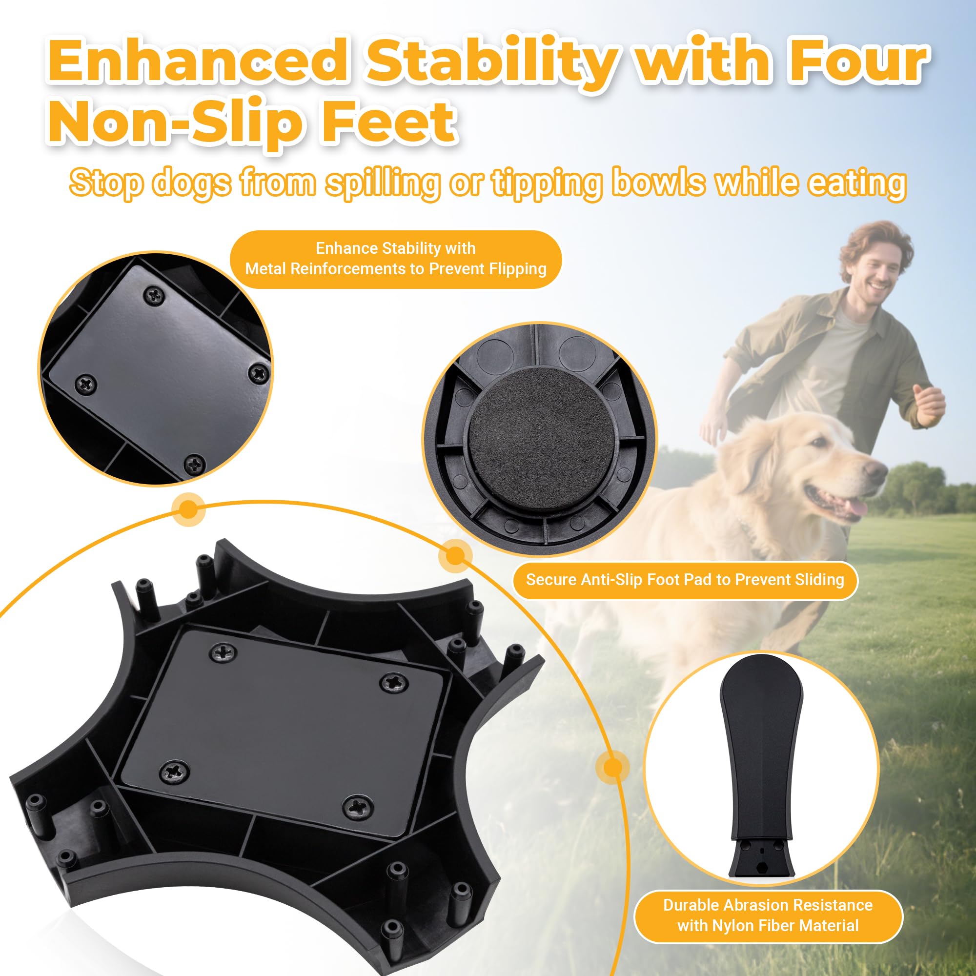 KMXASP interchangeable bowls compatibility shown for snacks and water