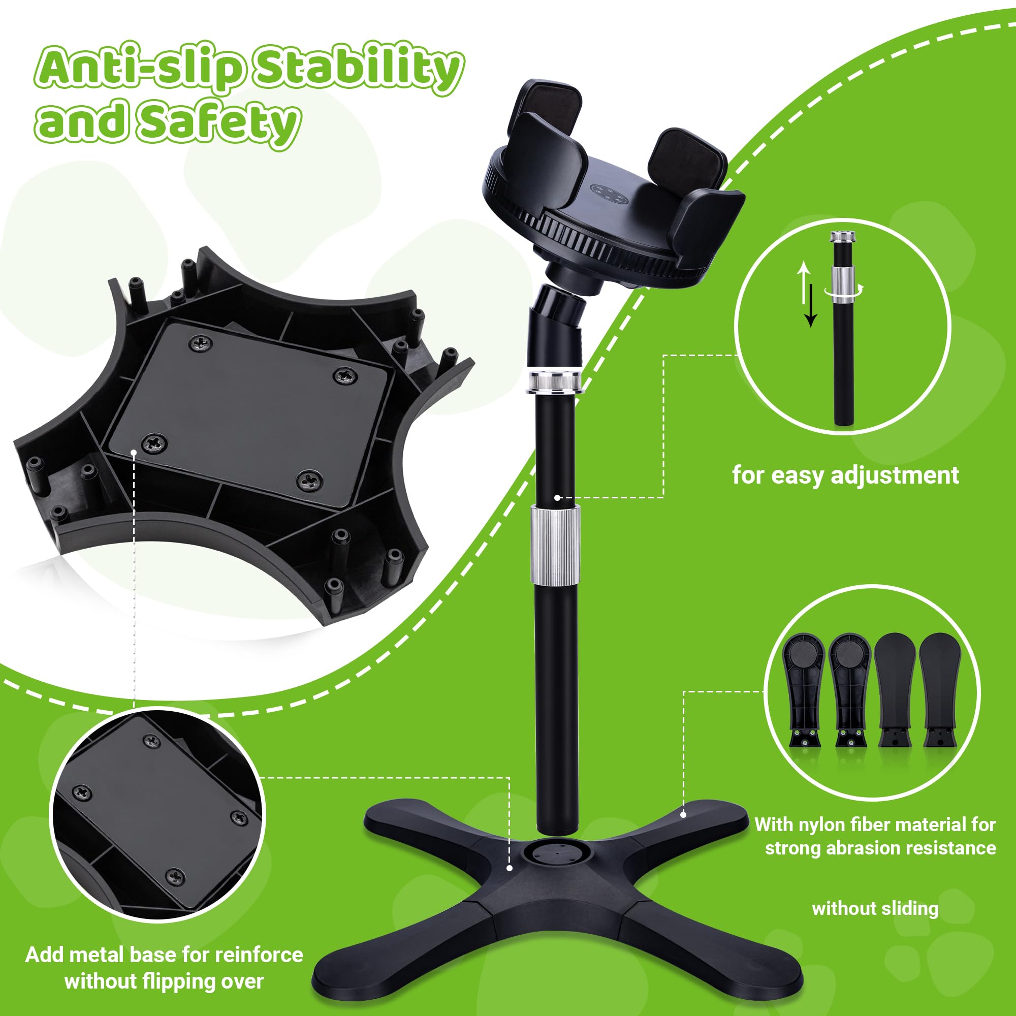 KMXASP single-holder setup keeps one bowl secure for feeding