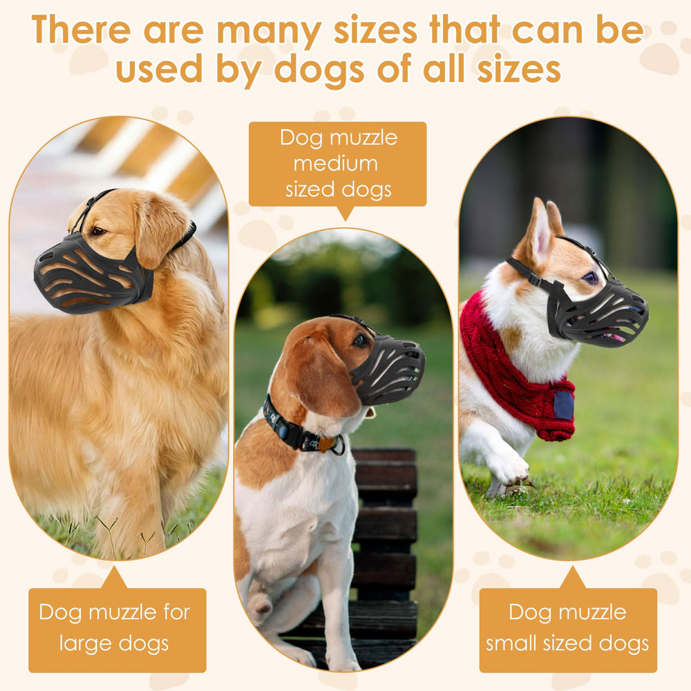 KnJuLee dog muzzle anti-bite-anti-bark reduces interruptions while walking or vet visits.