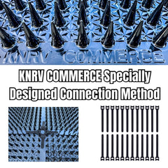 KNRV Commerce scat mats connection system enables versatile configuration for any room.
