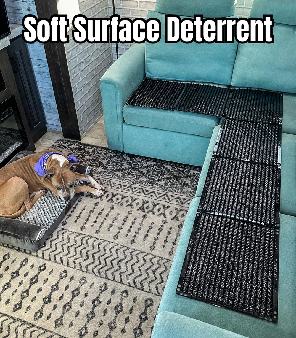 KNRV Commerce cat deterrent mats protect countertops and furniture.