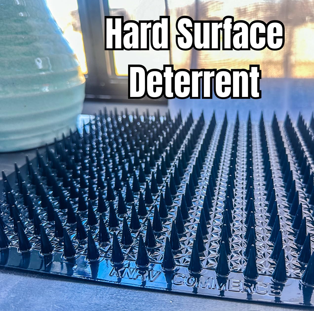 KNRV Commerce dog deterrent mats keep pets from restricted areas.