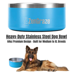KNRV Commerce stainless steel bowl with silicone lid sealed for travel and leftovers.