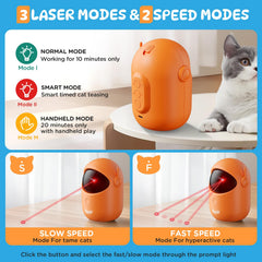 Koackl rechargeable cat toy with USB-C charging for easy power-ups