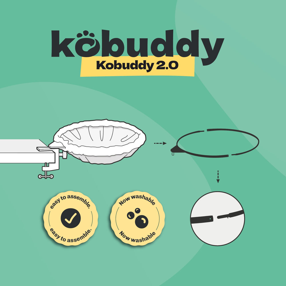 Kobuddy desk perch suits gaming setups with feline companionship nearby.