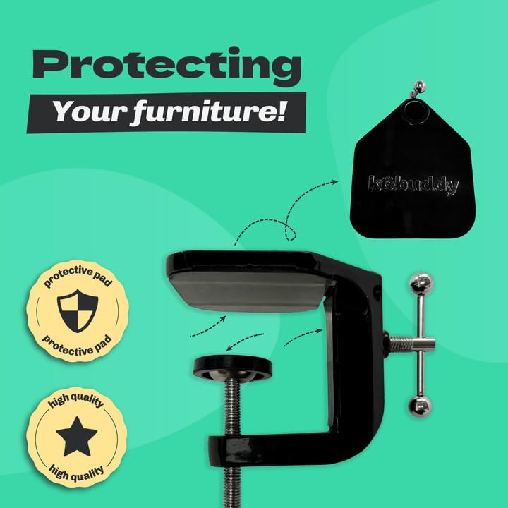 Kobuddy space-saving design helps keep your desk tidy and productive.