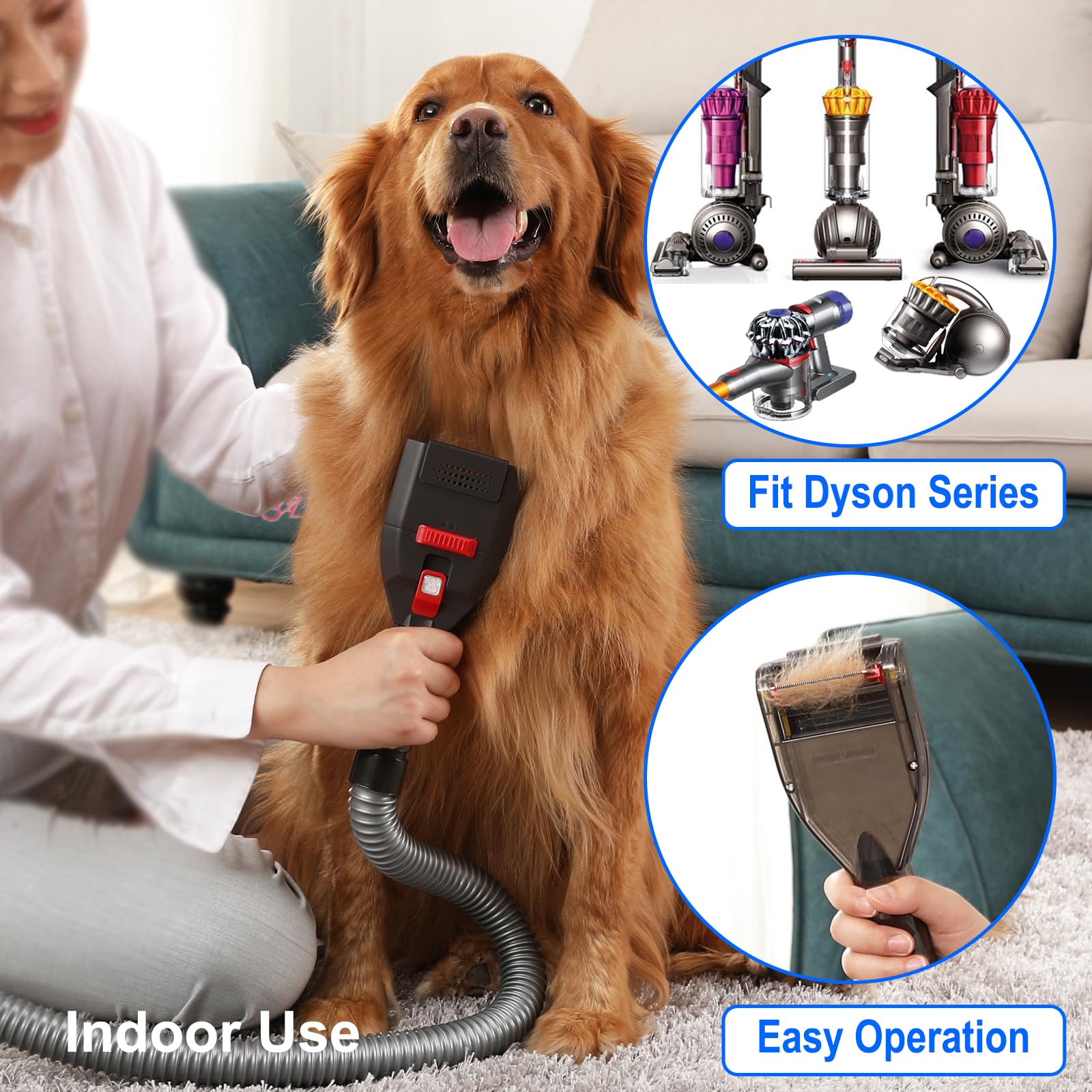 Kodahome extension hose adapter providing flexible grooming reach.