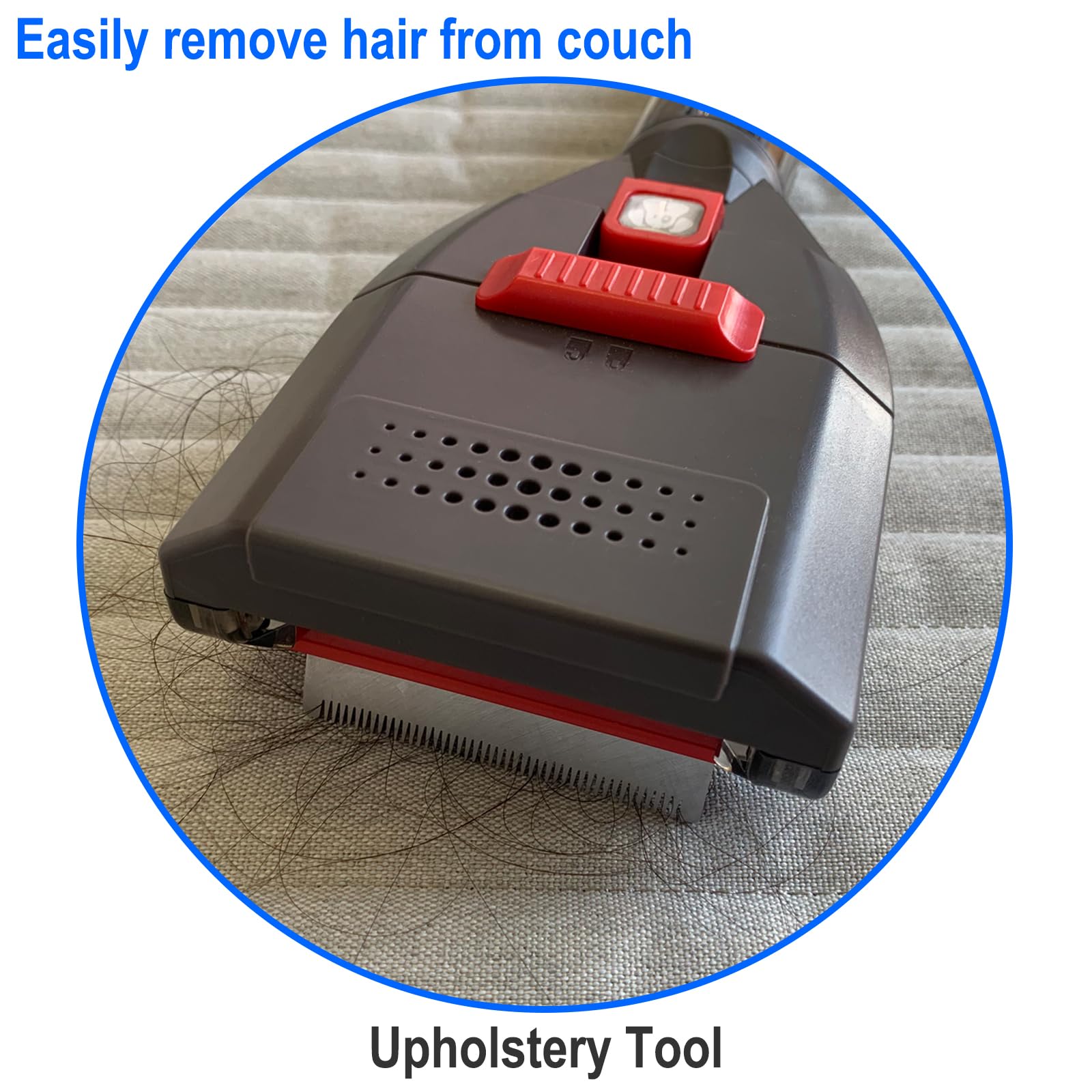 Kodahome fur-filled brush ready for quick cleanup after grooming.