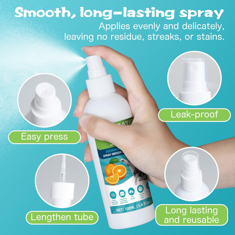 KODASNY Cat Deterrent Spray No Trace Formula leaves no surface residue