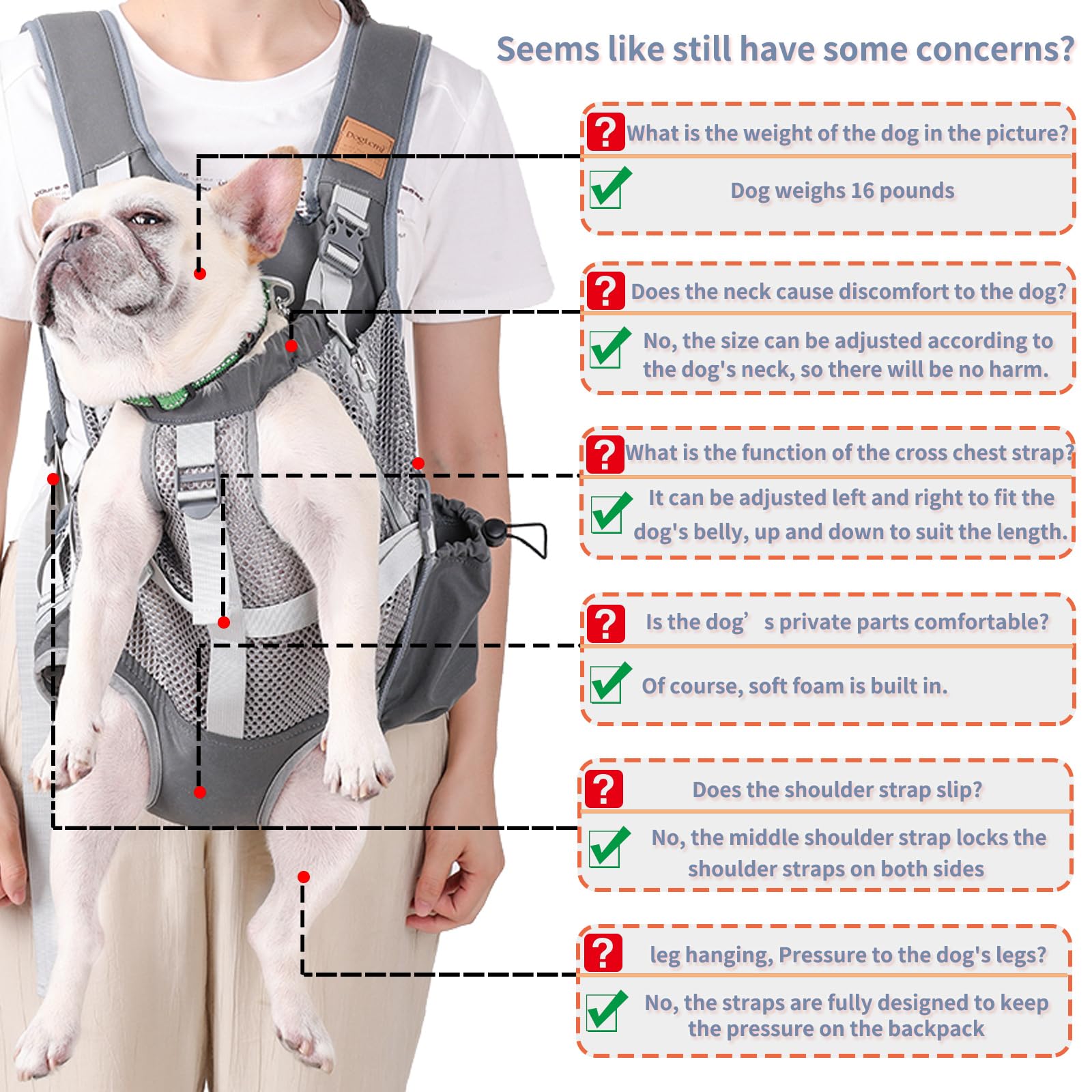 Kodervo ergonomic shoulder straps reduce shoulder strain during walks