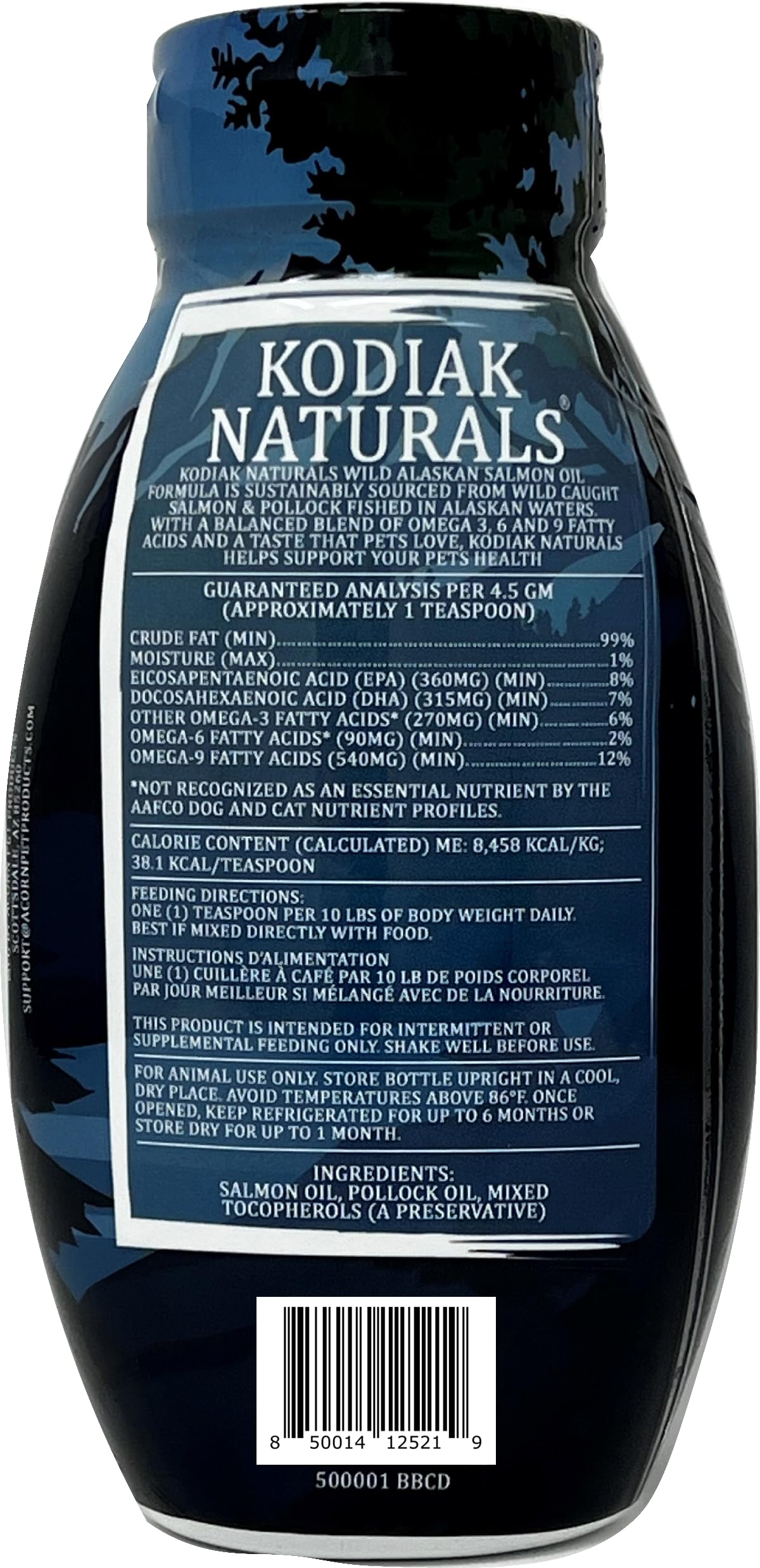Kodiak Naturals health graphic emphasizes omega-3 energy and wellness possibilities.