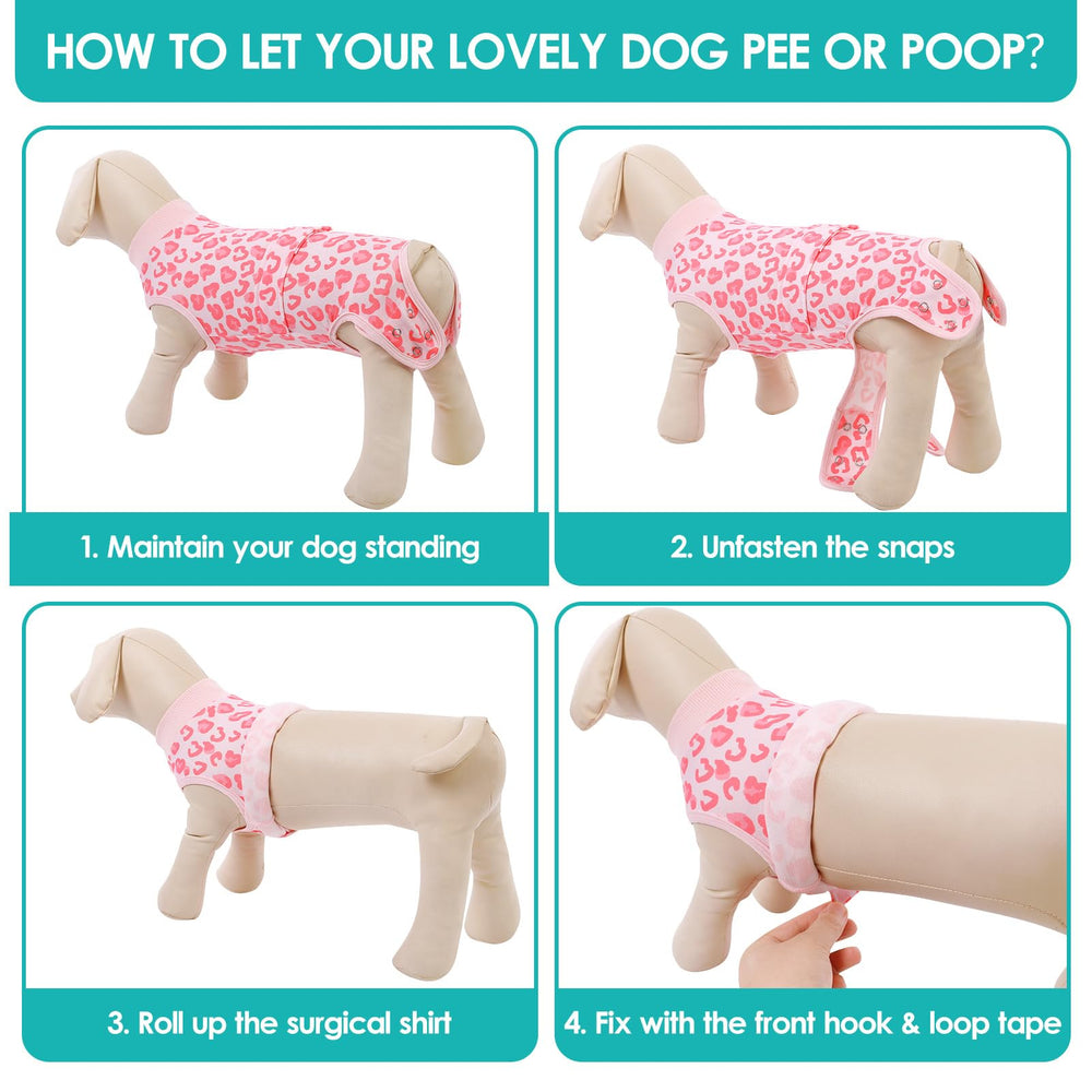 KOESON Recovery Suit soft breathable fabric keeps dogs comfortable