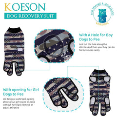 KOESON Recovery Suit with snaps for easy on and off.