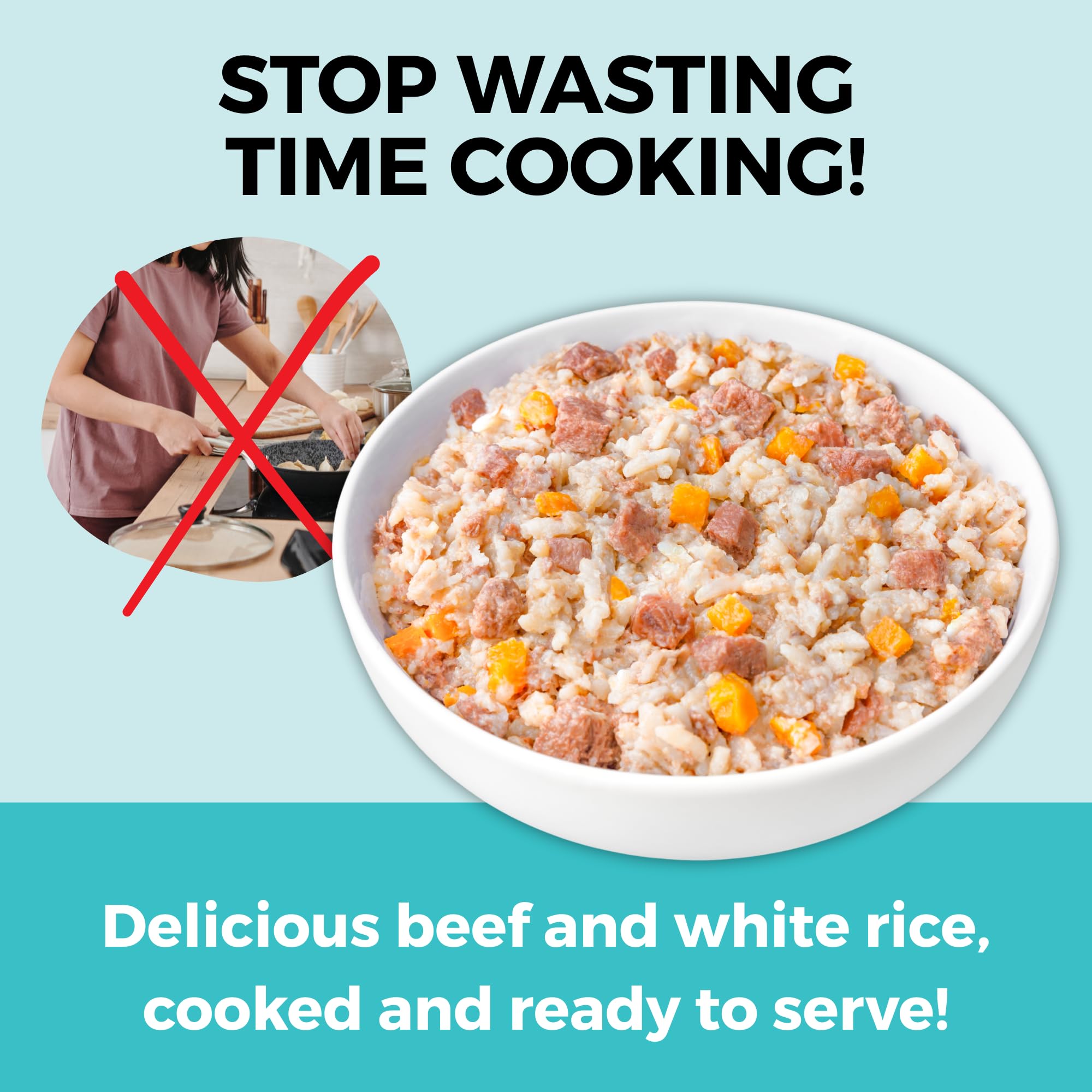 KOHA Bland Diet beef ingredient detail emphasizes a single-protein option for easier digestion.