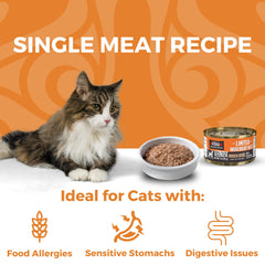 KOHA green mussel ingredient label close-up supporting joint comfort in cats.