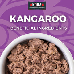 KOHA Kangaroo Paté served in a bowl showing palatable moisture-rich meal.