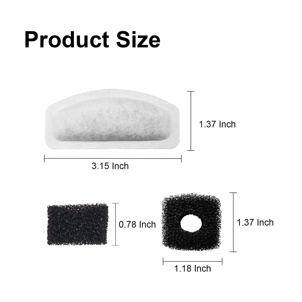 Kohimit sponge set for fountain provides gentle filtration and easy maintenance