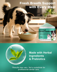 Koite dog teeth cleaning powder spoon measure ensures precise daily dosing during meals
