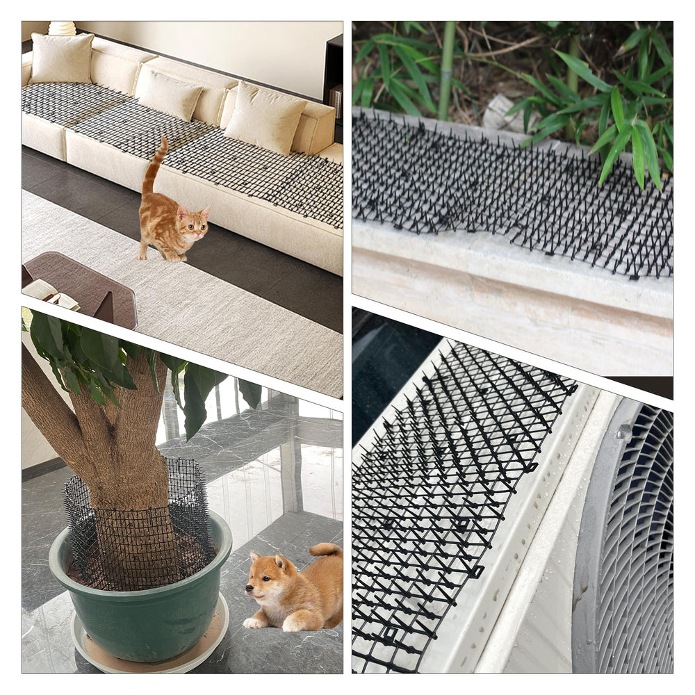 Kokmeya pet repellent mat backyard path protection against intruders
