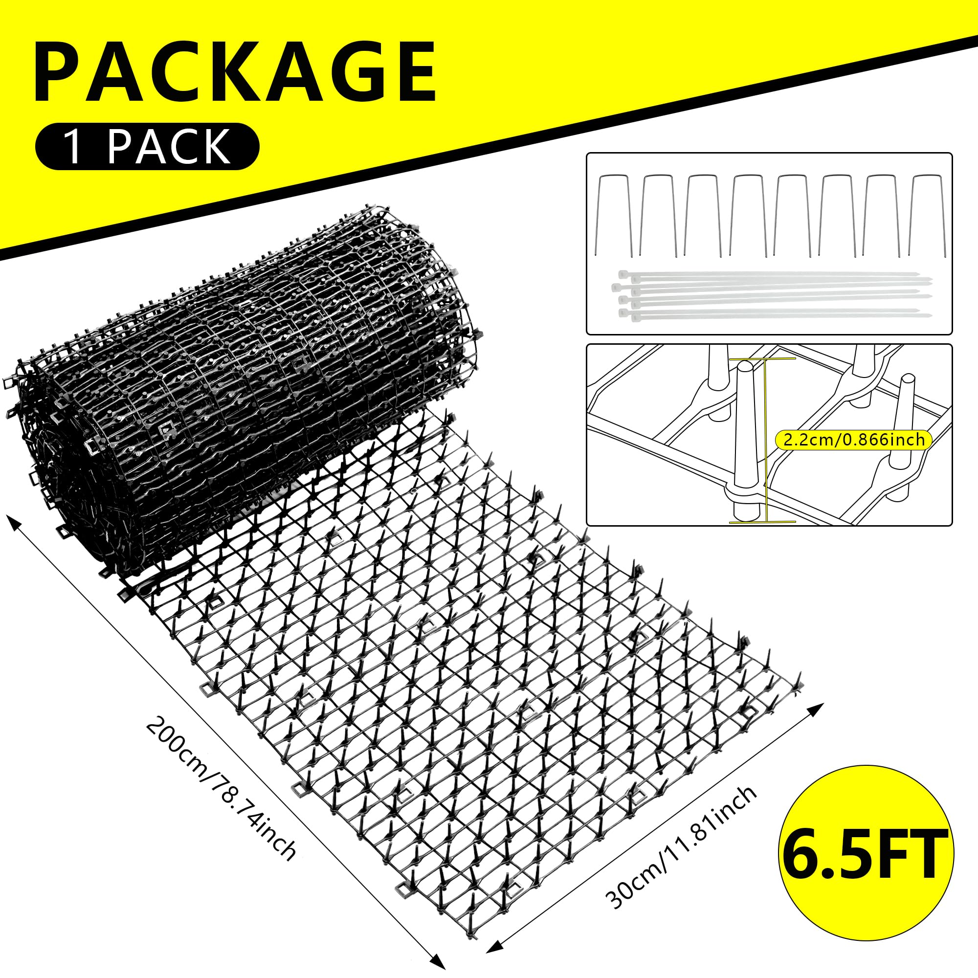 Kokmeya pet repellent mat outdoor installation shows easy placement on patio