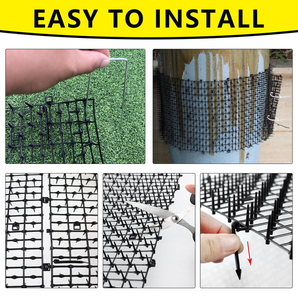 Kokmeya pet repellent mat PP material non toxic and durable for sun exposure