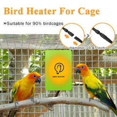 Kokopro Snuggle Up Warmer mounted on cage for easy installation.