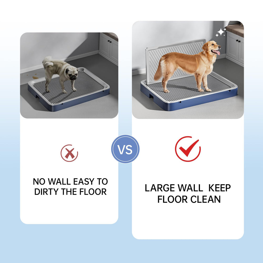 KOLA PANDA potty tray assembled view demonstrates easy cleaning and removable mesh