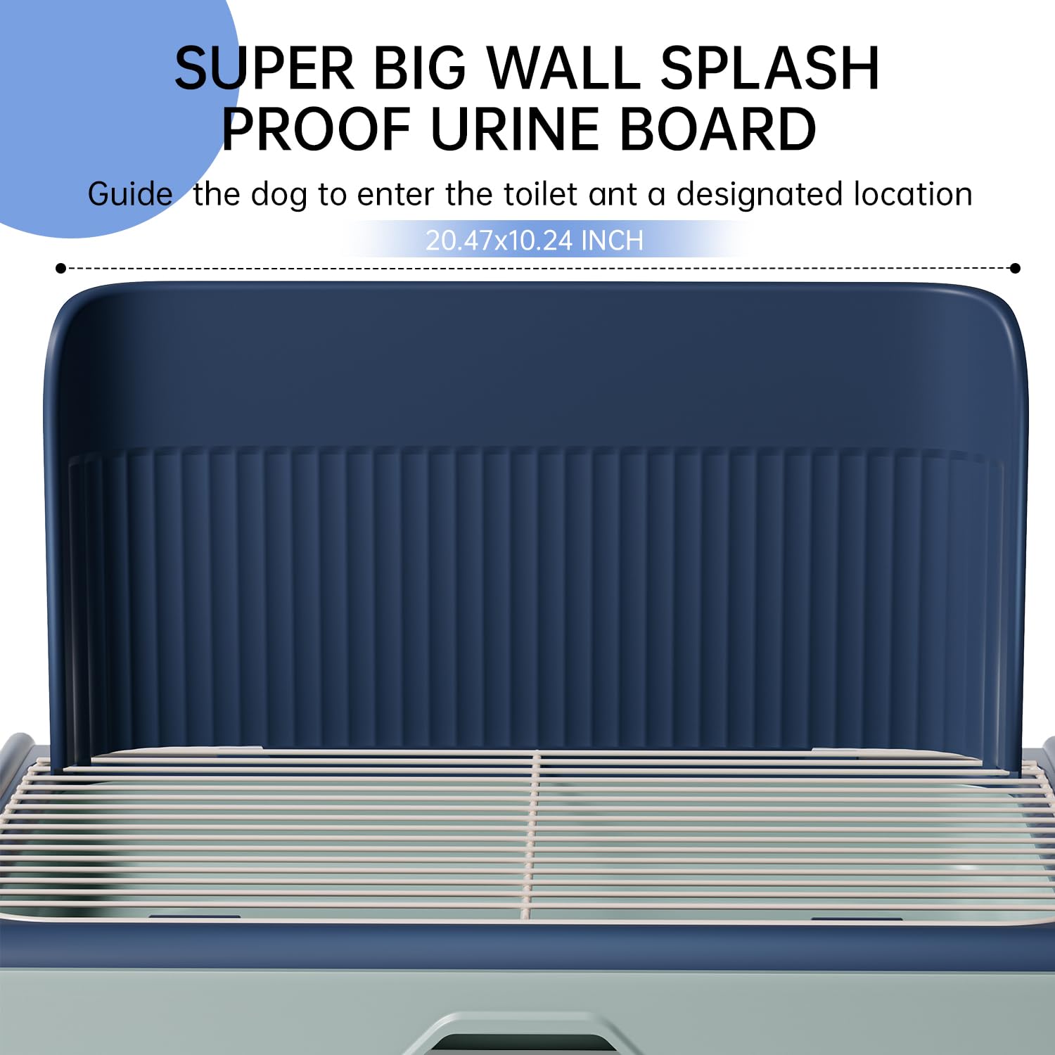 KOLA PANDA blue potty tray made with eco friendly materials