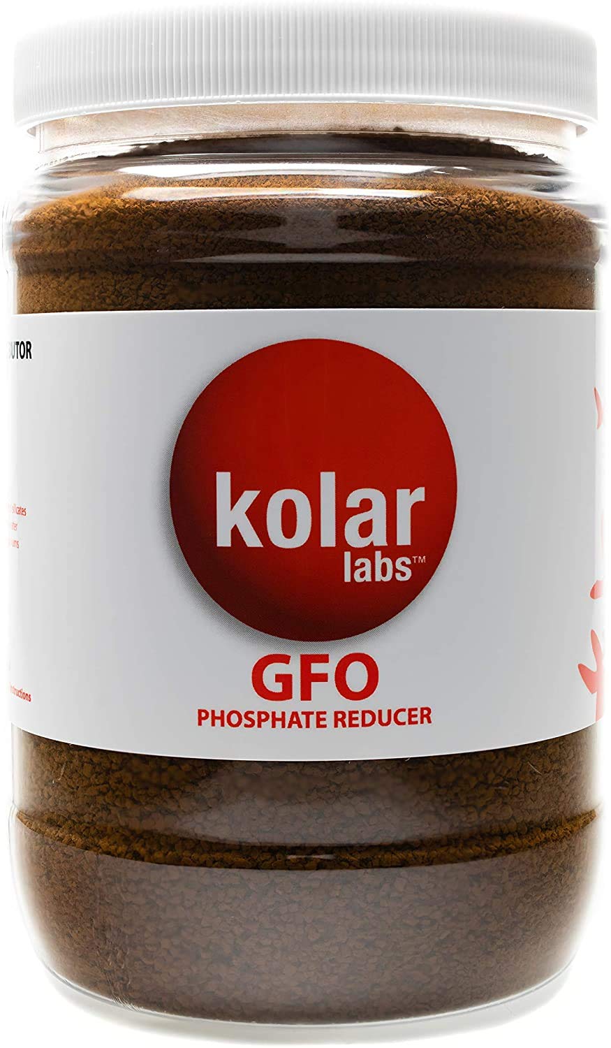 Kolar Labs GFO Bayoxide E33 granules closeup showing phosphate removal potential in aquariums