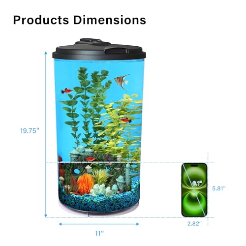 Koller Products AquaView 360 6-gallon kit is ideal for tropical fish and bettas in homes