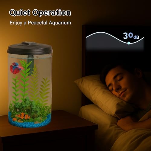 Koller Products AquaView 360 built-in light timer supports consistent day-night viewing