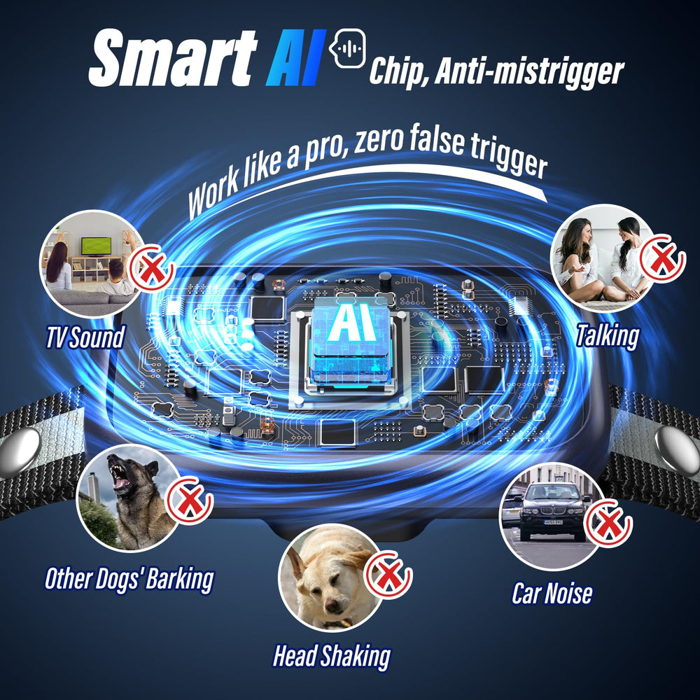 Kollgux bark collar dual motors in action delivering quick corrections during playtime.