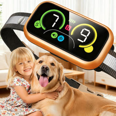 Kollgux Dog Bark Collar Pro front view shows sleek design for home and outdoors