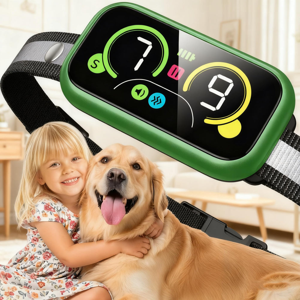 Kollgux Dog Bark Collar Pro main image—compact training device for home and outdoor use
