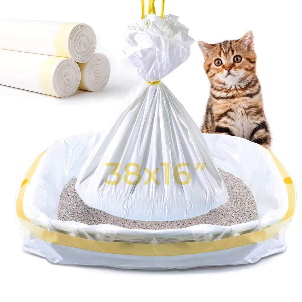 KONE cat litter liners jumbo 36x18 fit most boxes for durable use