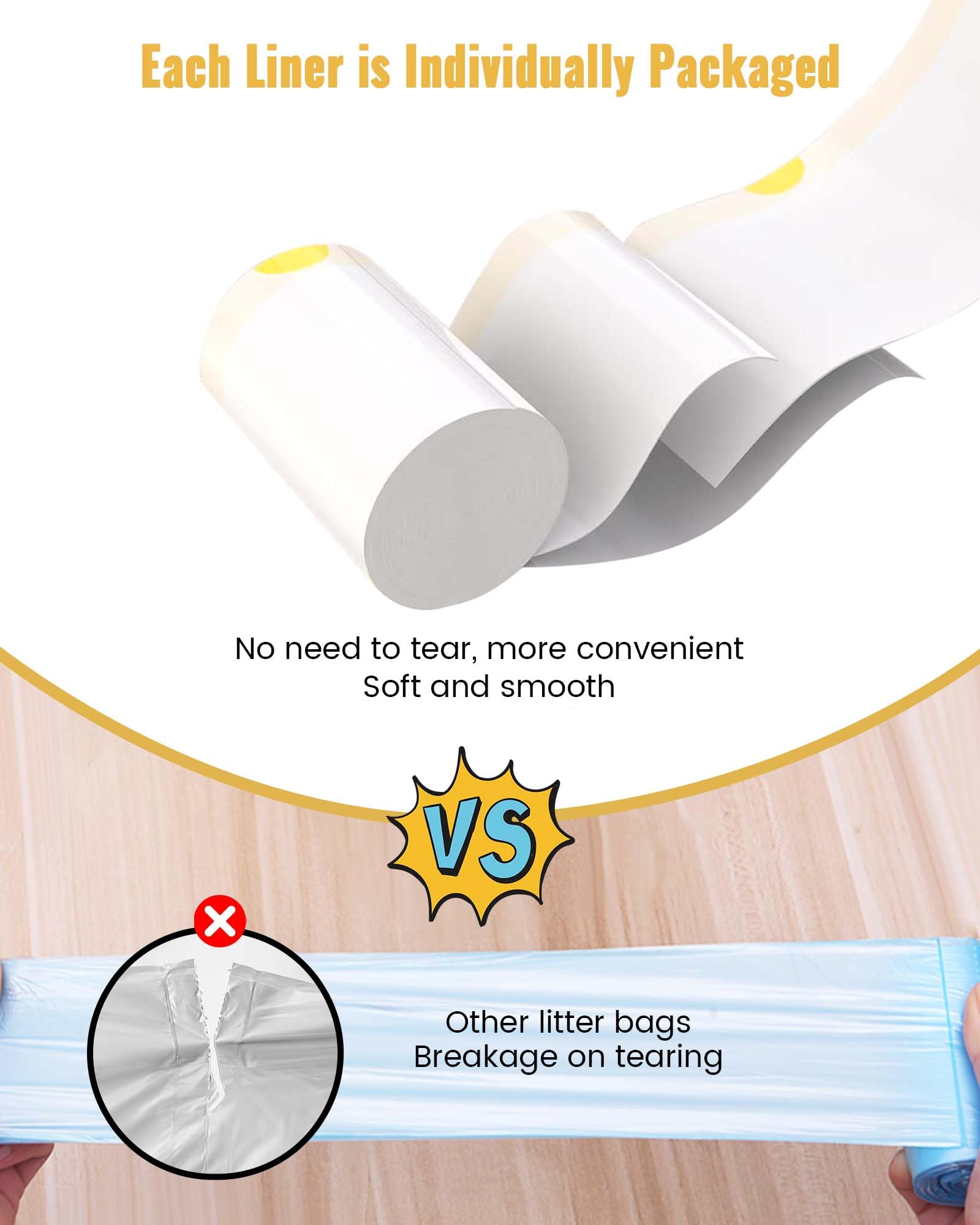 KONE extra-thick material resists punctures and tears for busy households