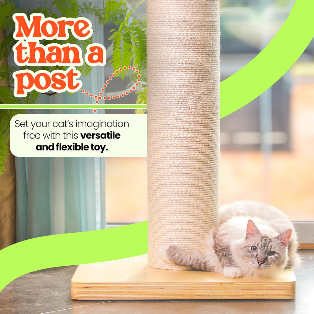 KONELCARE large cat climbing and scratching tree offers versatile play