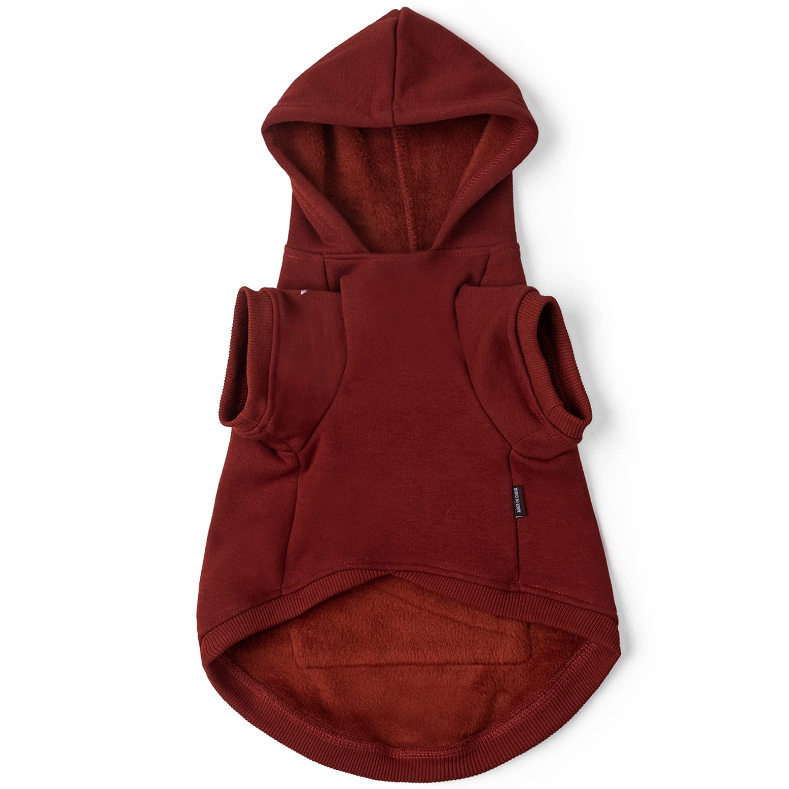 Koneseve dog hoodie side-fit stretch demonstrates flexible comfort for active pets