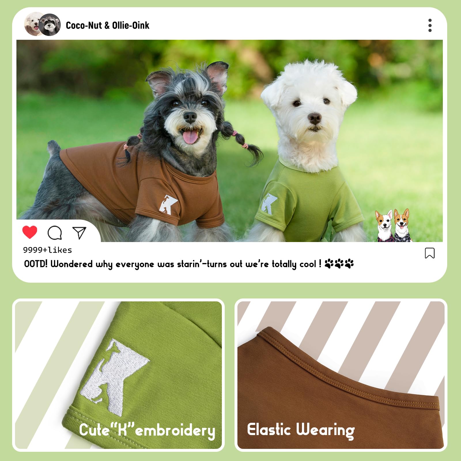 Koneseve reinforced seams image highlights durable stitching built for energetic pets.