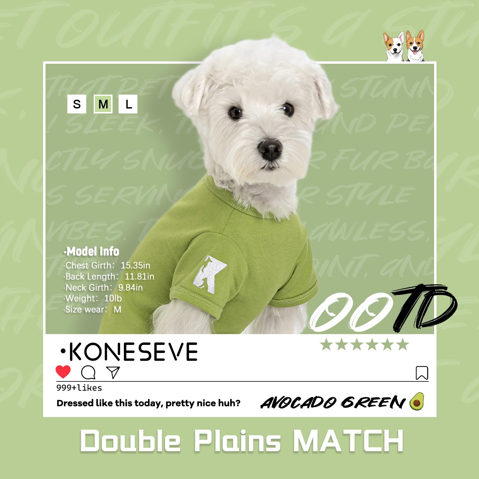 Koneseve dog shirts texture closeup highlights breathable fabric for year-round comfort.