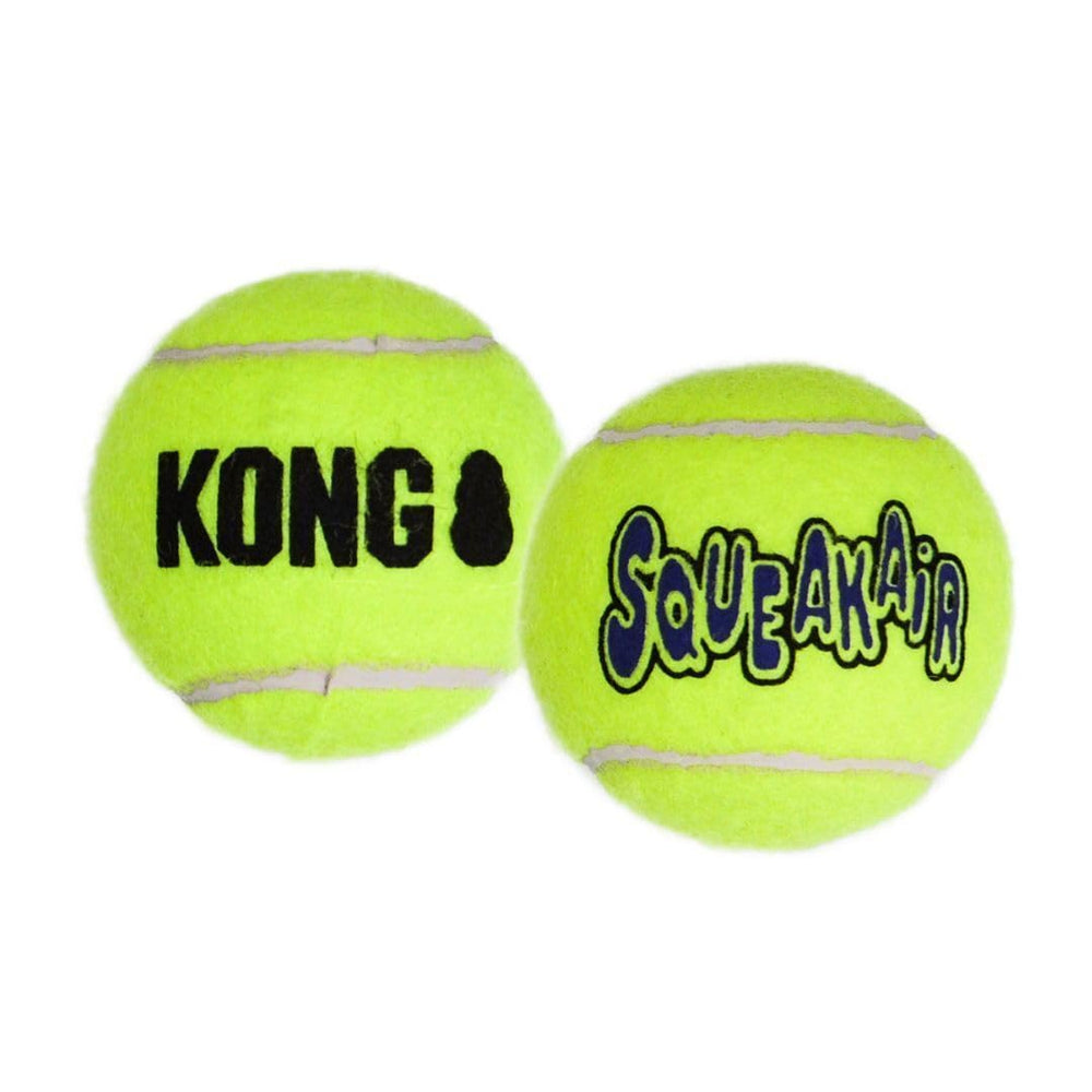 KONG Air Dog Squeaker Ball texture closeup shows non-abrasive felt.