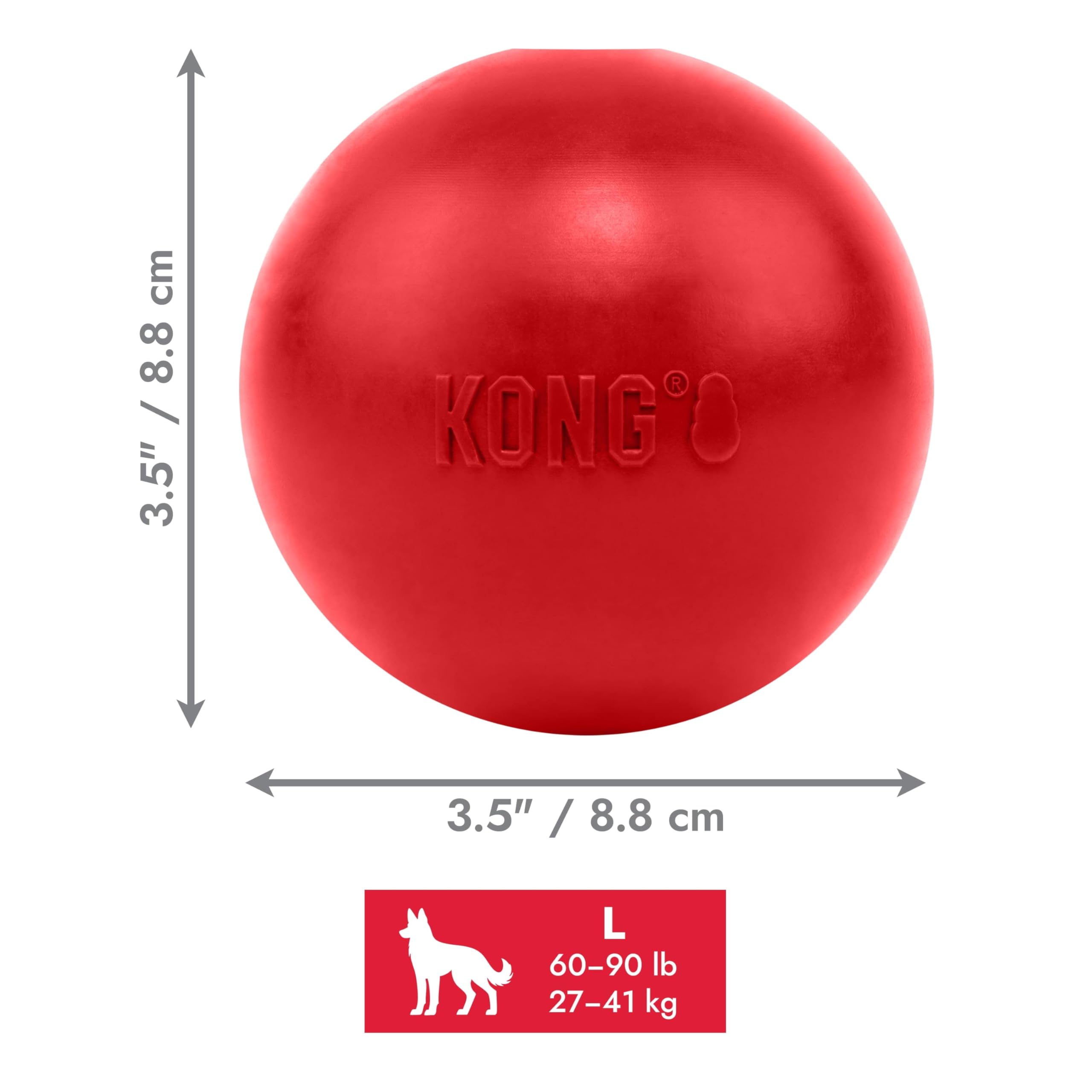 KONG Ball hecha en USA con materiales globales