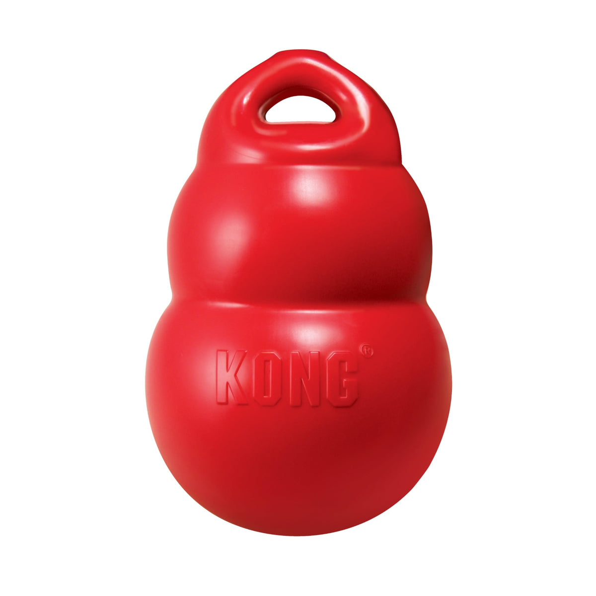 KONG Bounzer X-Large durable material supports long-lasting fetch for energetic dogs.